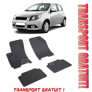 ChEVrolet Aveo T200, Hatchback, fabricat din 2002 - 2005, set covorase auto dedicate, din cauciuc 100% Premium - Transport Gratuit
