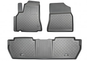 Citroen Berlingo II, Van, Din 2008 - 08.2018 , Set Covorase Auto Tip Tavita Premium 3D, din cauciuc accesorii pentru autoturismul tau - masina v175063