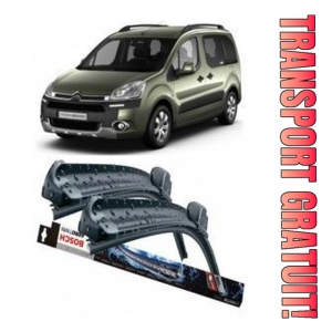 Citroen Berlingo Set 2 stergatoare parbriz Bosch Bosch Aerotwin compatibile cu Citroen Berlingo 2008-2014 (65 cm / 40 cm)