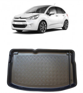 Citroen C3 II Hatchback din 2009 - 12.2016 *1, Tavita Pentru Portbagaj Lux Premium Dedicata, accesorii pentru autoturismul tau - masina v204325