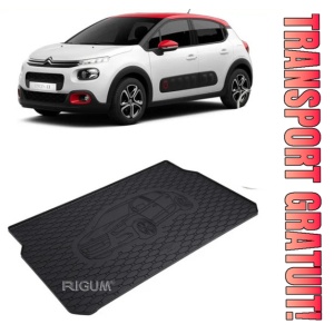 Citroen C3 III Hatchback din 01.2017 - Prezent *5, Tavita Pentru Portbagaj Lux Premium Dedicata,