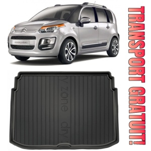 Citroen C3 Picasso din 2009 - 10.2017 Van Portbagaj Inferior *1, Tavita Pentru Portbagaj Lux Premium Dedicata,