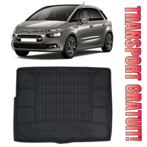Citroen C4 Picasso II Van din 07.2013 - 11.2020, Tavita Pentru Portbagaj Lux Premium Dedicata, Portbagaj Inferior *3