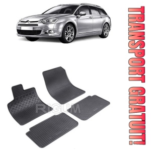 Citroen C5 I, Combi, fabricat din 2000 - 2008, set covorase auto dedicate, din cauciuc 100% Premium