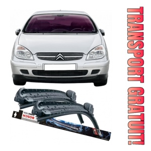 Citroen C5 Set 2 stergatoare parbriz Bosch Bosch Aerotwin 60 cm/53 cm compatibile cu Citroen C5 Estate Van (De_, Re_) din 2002-2004 (60 cm / 53 cm)