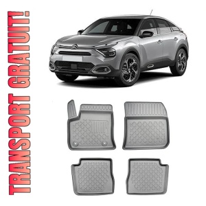 Citroen E-C4, Hatchback, Din 12.2020 - Prezent , Set Covorase Auto Tip Tavita Premium 3D, din cauciuc