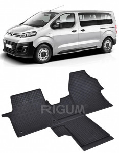 Citroen Jumpy III, Van, fabricat din 01.2016 - Prezent, 2 Locuri, set covorase auto dedicate, din cauciuc 100% Premium accesorii pentru autoturismul tau - masina v155028