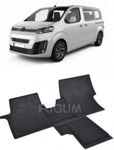 Citroen Spacetourer, Van, fabricat din 01.2016 - Prezent, 2 Locuri, set covorase auto dedicate, din cauciuc 100% Premium accesorii pentru autoturismul tau - masina v155010