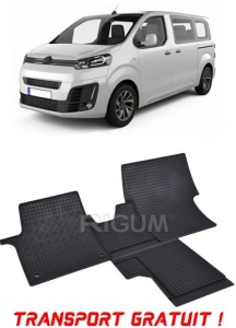 Citroen Spacetourer, Van, fabricat din 01.2016 - Prezent, 2 Locuri, set covorase auto dedicate, din cauciuc 100% Premium - Transport Gratuit accesorii pentru autoturismul tau - masina v40269