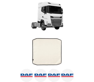 Covoras Camion Tir DAF XG din 2021, Auto, 4x Stickere auto cu DAF