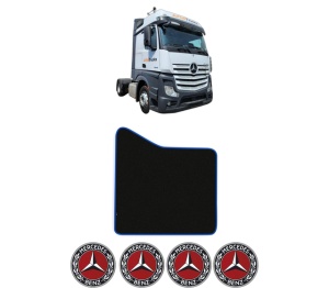 Covoras Camion Tir MERCEDES-BENZ ACTROS MP4 / MP5 din 2011-2024, Auto, 4x Stickere auto cu MERCEDES-BENZ