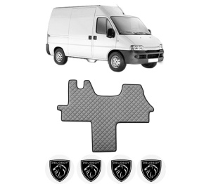 Covoras Camion Tir PEUGEOT BOXER Van (244) din 2007, Auto, 4x Stickere auto cu PEUGEOT