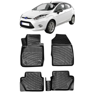 Covorase auto Ford Fiesta VI 2008-2019 tip tavita accesorii pentru autoturismul tau - masina v22663