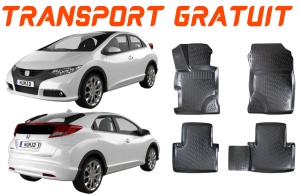 Covorase auto Honda Civic IX 2011-2016 Set presuri tip tavita accesorii pentru autoturismul tau - masina v22457
