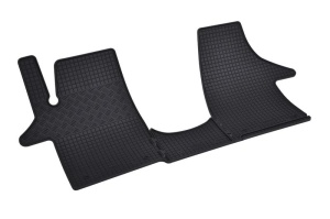 Covorase Volkswagen T6, Van, din 06.2015 - prezent, 2-3 locuri si set 4 stickere protectie praguri Volkswagen accesorii pentru autoturismul tau - masina v4110