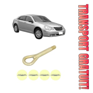 Cui carlig remorcare, tractare auto CHRYSLER SEBRING (JS) din 2007-2010, Otel, Cri-Flo, 4 Stickere cu CHRYSLER