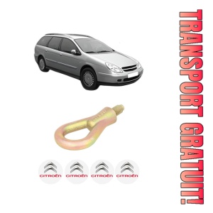 Cui carlig remorcare, tractare auto CITROEN C5 I Break (DE_) din 2001-2004, Otel, Cri-Flo, 4 Stickere cu CITROEN