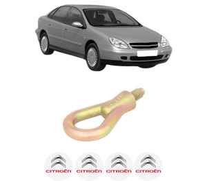 Cui carlig remorcare, tractare auto CITROEN C5 I (DC_) din 2001-2004, Otel, Cri-Flo, 4 Stickere cu CITROEN - Img 2