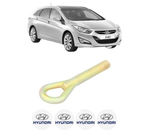 Cui carlig remorcare, tractare auto HYUNDAI i40 I CW (VF) din 2011-2019, Otel, Cri-Flo, 4 Stickere cu HYUNDAI - Img 2