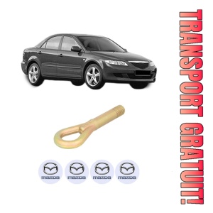 Cui carlig remorcare, tractare auto MAZDA 6 Saloon (GG) din 2002-2007, Otel, Cri-Flo, 4 Stickere cu MAZDA