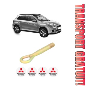 Cui carlig remorcare, tractare auto MITSUBISHI ASX (GA_W_) din 2010-2015, Otel, Cri-Flo, 4 Stickere cu MITSUBISHI