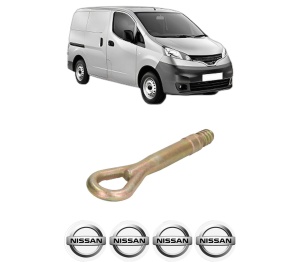 Cui carlig remorcare, tractare auto NISSAN NV200 Van din 2010-2014, Otel, Cri-Flo, 4 Stickere cu NISSAN - Img 2
