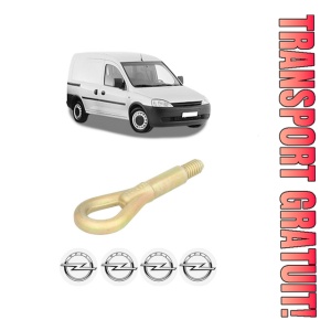 Cui carlig remorcare, tractare auto OPEL COMBO Box Body/MPV din 2001-2012, Otel, Cri-Flo, 4 Stickere cu OPEL