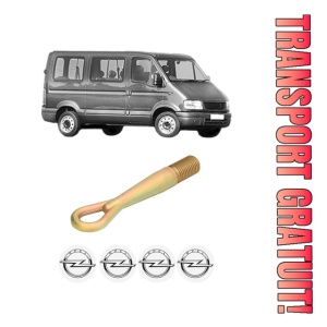 Cui carlig remorcare, tractare auto OPEL MOVANO A Bus (X70) din 1998-2007, Otel, Cri-Flo, 4 Stickere cu OPEL