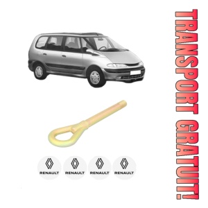 Cui carlig remorcare, tractare auto RENAULT ESPACE III (JE0_) din 1996-2002, Otel, Cri-Flo, 4 Stickere cu RENAULT