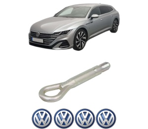 Cui carlig remorcare, tractare auto Volkswagen ARTEON SHOOTING BRAKE (3H9) din 2020, Otel, Cri-Flo, 4 Stickere cu Volkswagen - Img 2