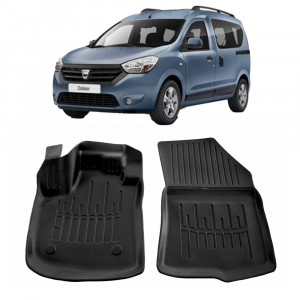 Dacia Dokker (2012-2021) (Fata) Set covorase auto cauciuc G.Modern Line 3D accesorii pentru autoturismul tau - masina v239629