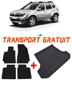 Dacia Duster I din 2010 - 12.2017 Suv 4X2 *1, Set Covorase + tavita portbagaj auto accesorii pentru autoturismul tau - masina v3148
