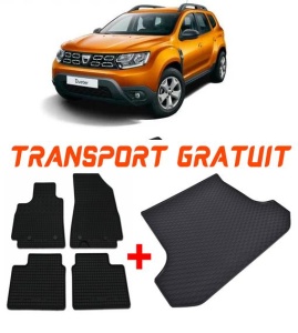 Dacia Duster II din 01.2018 - Prezent Suv 4X2 *3, Set Covorase + tavita portbagaj auto accesorii pentru autoturismul tau - masina v2832