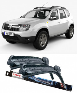 Dacia Duster Set 2 stergatoare parbriz Bosch Bosch Aerotwin 60 cm/45 cm compatibile cu Dacia Duster Suv Van din 2011-2018 (60 cm / 45 cm) accesorii pentru autoturismul tau - masina v122975