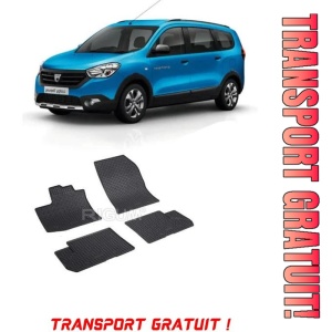 Dacia Lodgy, Combi, fabricat din 07.2012 - Prezent, set covorase auto dedicate, din cauciuc 100% Premium - Transport Gratuit