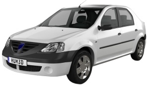 Dacia Logan 2004-2012 Set 4 covorase auto din cauciuc tip tavita premium line 3D - Transport Gratuit! accesorii pentru autoturismul tau - masina v49307