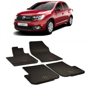 Dacia Logan (2012-2020) Set 4 covorase auto cauciuc Urban Line accesorii pentru autoturismul tau - masina v237916