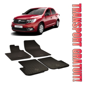 Dacia Logan (2012-2020) Set 4 covorase auto cauciuc Urban Line