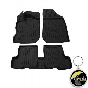 Dacia Sandero II (2012-2020) Set covorase auto cauciuc G.Modern Line 3D accesorii pentru autoturismul tau - masina v239993
