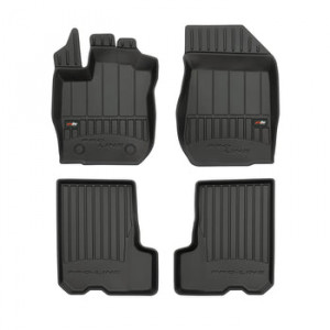 Dacia Sandero II, Hatchback, Din 12.2012 - 12.2020 , Set Covorase Auto Tip Tavita Premium 3D, din cauciuc accesorii pentru autoturismul tau - masina v172431