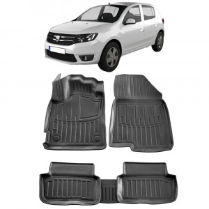 Dacia Sandero III (2020-) Set Covorase auto tip tavita din cauciuc Premium Umbrella accesorii pentru autoturismul tau - masina v149446