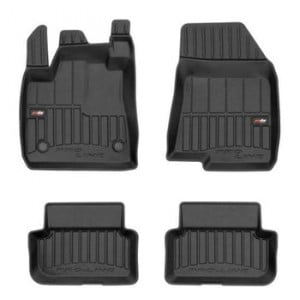 Dacia Sandero III Din 01.2021 - Prezent, Hatchback , Set Covorase Auto Tip Tavita Premium 3D, din cauciuc accesorii pentru autoturismul tau - masina v163203