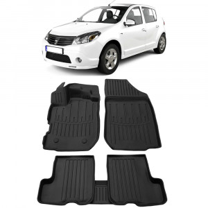 Dacia Sandero Stepway II (2012-2020) Set covorase auto cauciuc G.Modern Line 3D accesorii pentru autoturismul tau - masina v239366