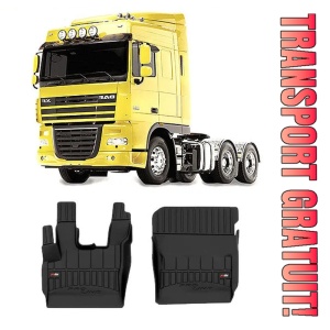 Daf Cf Din 1998 - 2000, Cargo , Set Covorase Auto Tip Tavita Premium 3D, din cauciuc