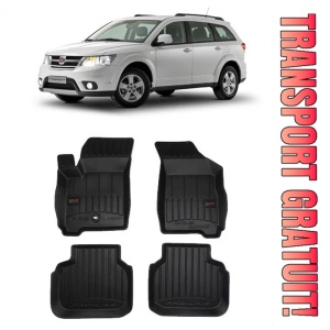 Fiat Freemont, Suv, Din 08.2011 - 2016 , Set Covorase Auto Tip Tavita Premium 3D, din cauciuc