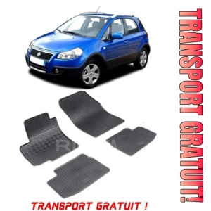 Fiat Sedici, Hatchback, fabricat din 2006 - 08.2013, set covorase auto dedicate, din cauciuc 100% Premium - Transport Gratuit