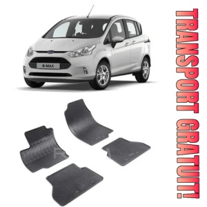 Ford B-Max, Van, fabricat din 09.2012 - 11.2017, set covorase auto dedicate, din cauciuc 100% Premium