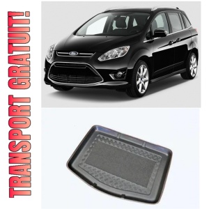 Ford C-Max II Van din 11.2010 - 06.2019, Tavita Pentru Portbagaj Lux Premium Dedicata, Roata Rezerva Ingusta *3