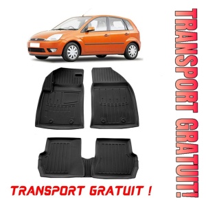 Ford Fiesta (2002-2008) Set covorase auto cauciuc G.Modern Line 3D transport gratuit