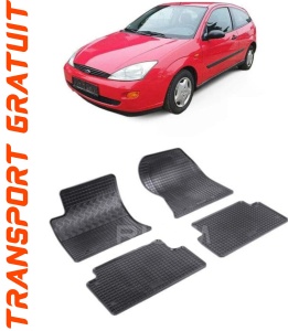 Ford Focus I, Hatchback, fabricat din 1998 - 2004, set covorase auto dedicate, din cauciuc 100% Premium accesorii pentru autoturismul tau - masina v155193